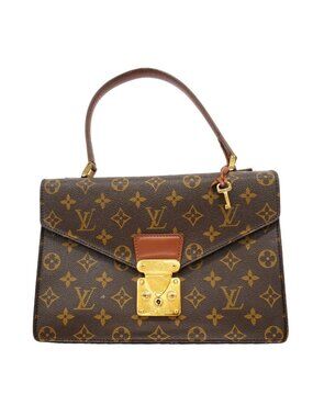 Louis Vuitton Handbag Monogram Concorde Brown